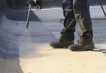 coating systems over Garland spray foam roof systems